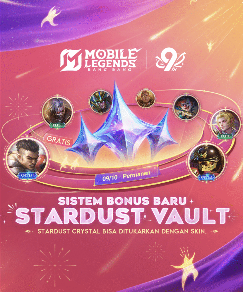 Event Oktober MLBB dengan Skin Epic Fanny dan Girl Group: Ultah Ke-9 Pecahkan Rekor Esports Global!