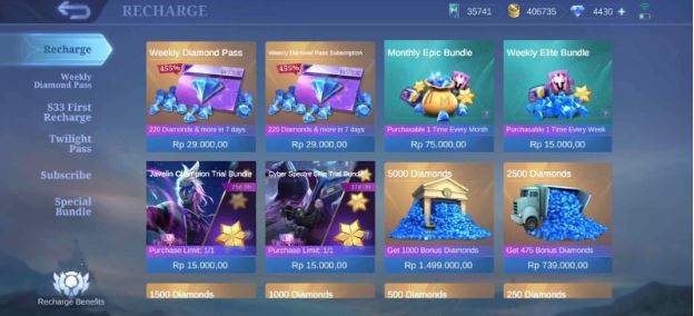 Jangan Salah Pilih, Ini 5 Item Wajib Beli dengan Diamond Mobile Legends