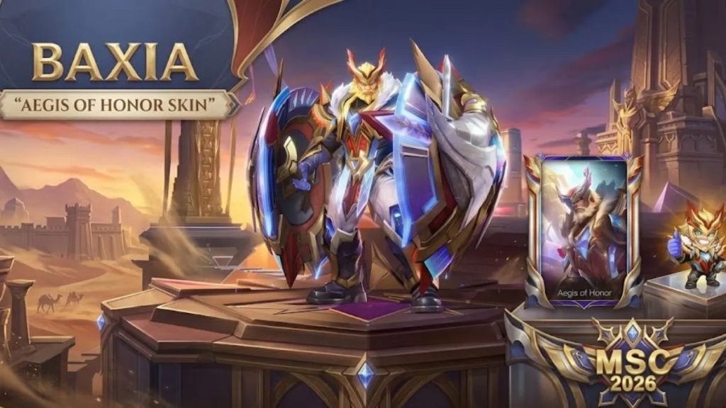 Skin Baxia Aegis of Honor MSC 2026 Tayang Juli, Ini Cara Dapat Gratis Tanpa Diamond